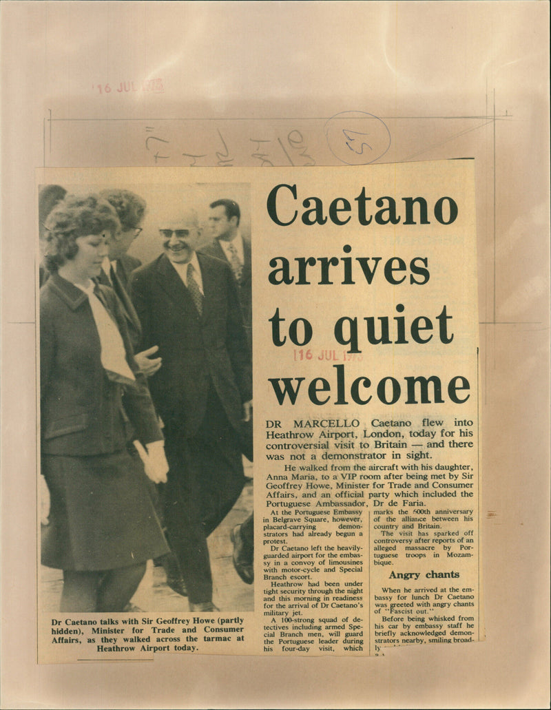 Marcello Caetano - Vintage Photograph