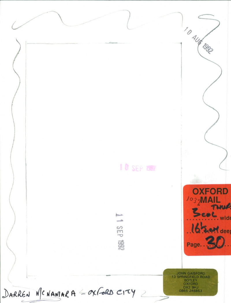 Darren Mcnamara - Vintage Photograph