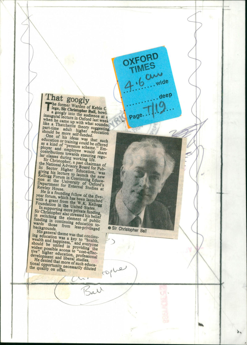 Christopher Ball - Vintage Photograph