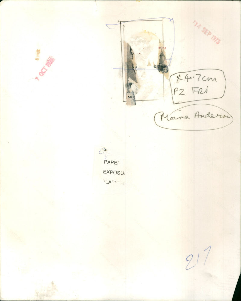 Moira Anderson - Vintage Photograph