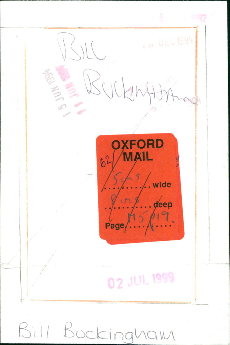 Bill Buckingham - Vintage Photograph