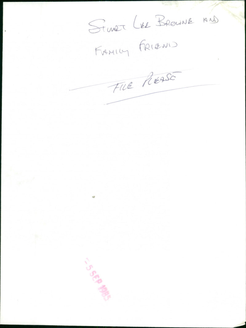 Stuart Lee Browne - Vintage Photograph