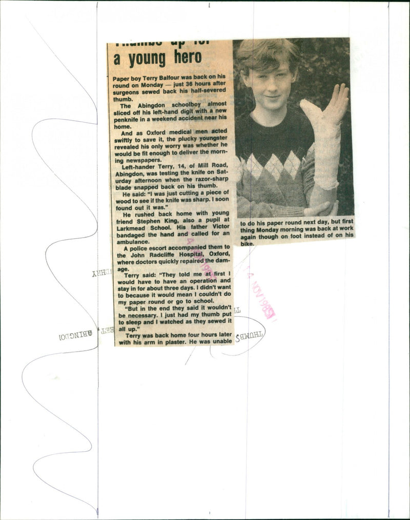 Terry Balfour - Vintage Photograph