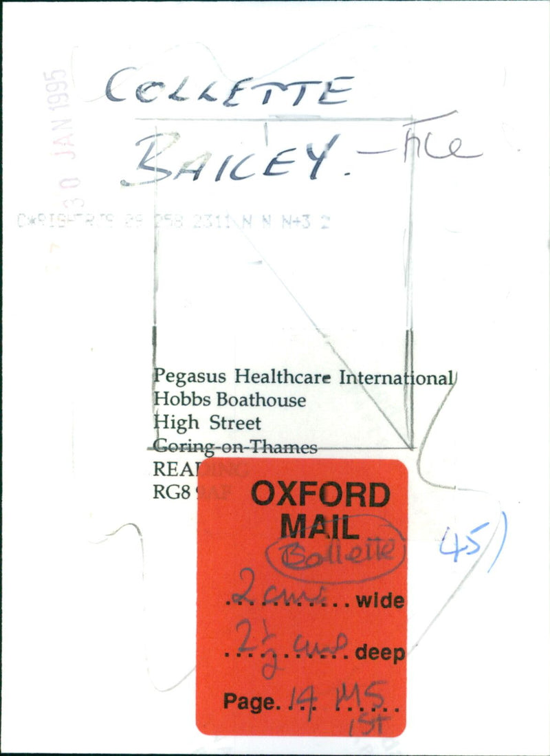 Collette Bailey - Vintage Photograph