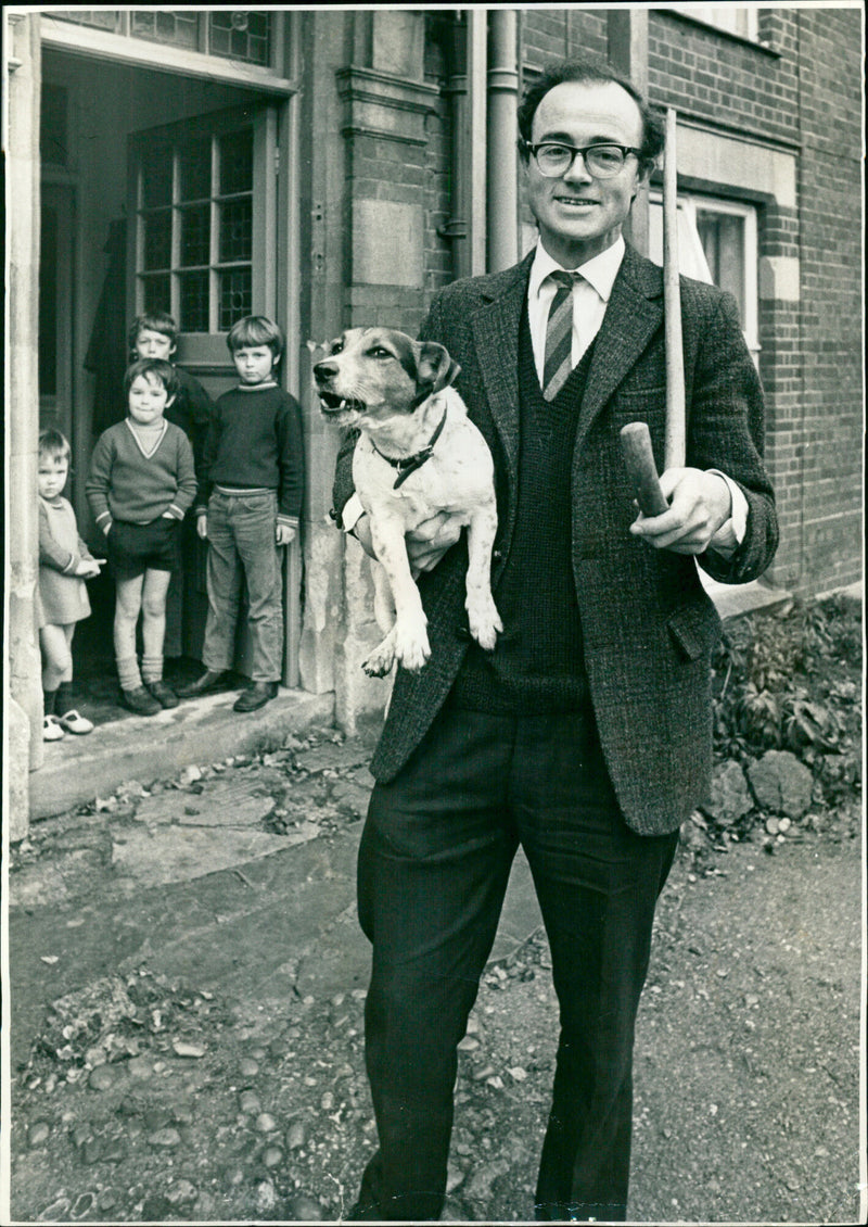 Rev. Roger Beckwith - Vintage Photograph