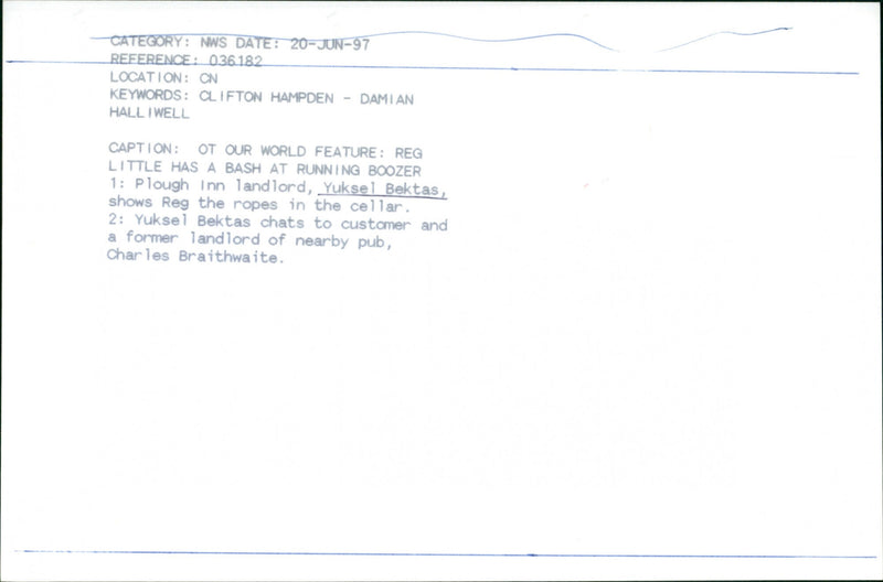 Yuksel Bektas - Vintage Photograph