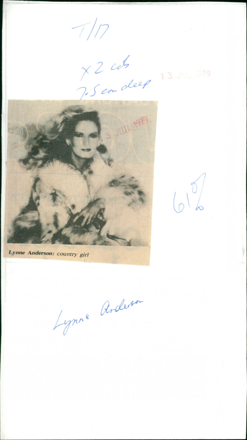 Lynne Anderson - Vintage Photograph