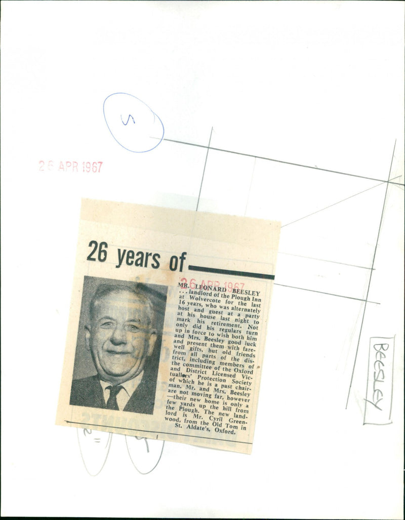 Leonard Beesley - Vintage Photograph