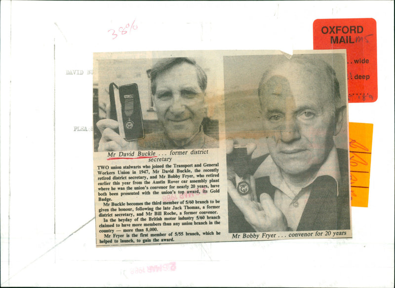 David Buckle - Vintage Photograph