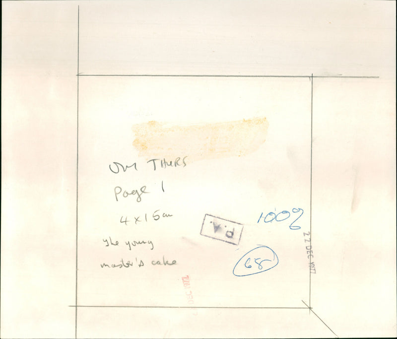 Master Peter Phillips' Christening - Vintage Photograph