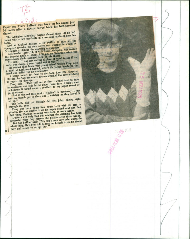 Terry Balfour - Vintage Photograph