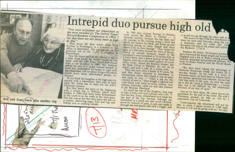 Bob Amos - Vintage Photograph