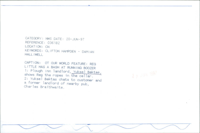 Yuksel Bektas - Vintage Photograph