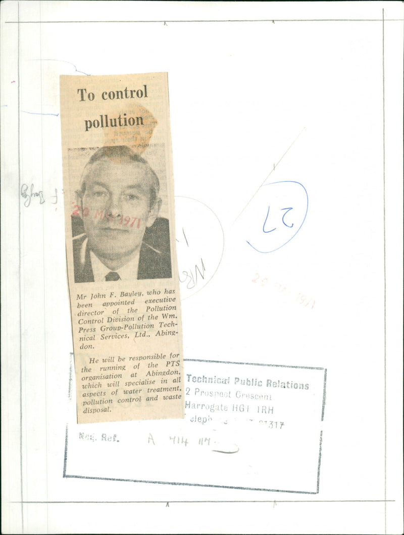 John F. Bayley - Vintage Photograph