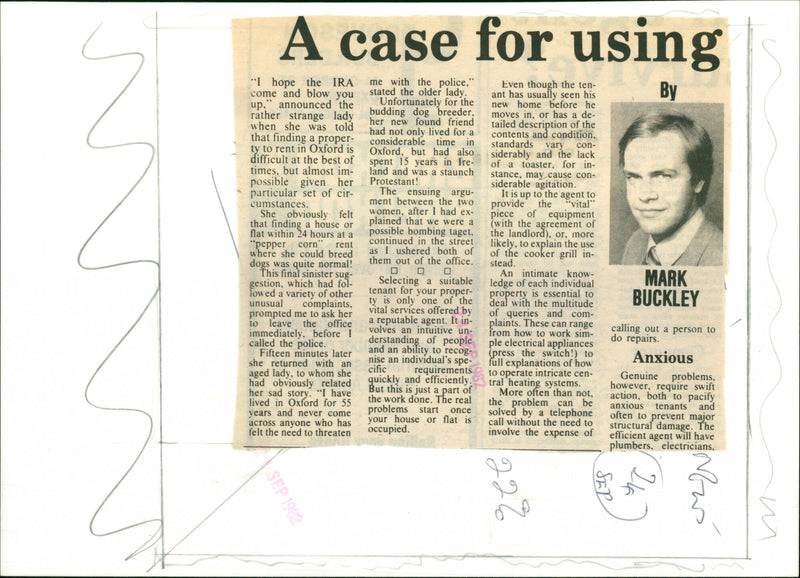 Marck Buckley - Vintage Photograph