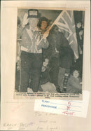 Sightseer in John Bull Attire - Vintage Photograph