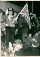 Sightseer in John Bull Attire - Vintage Photograph