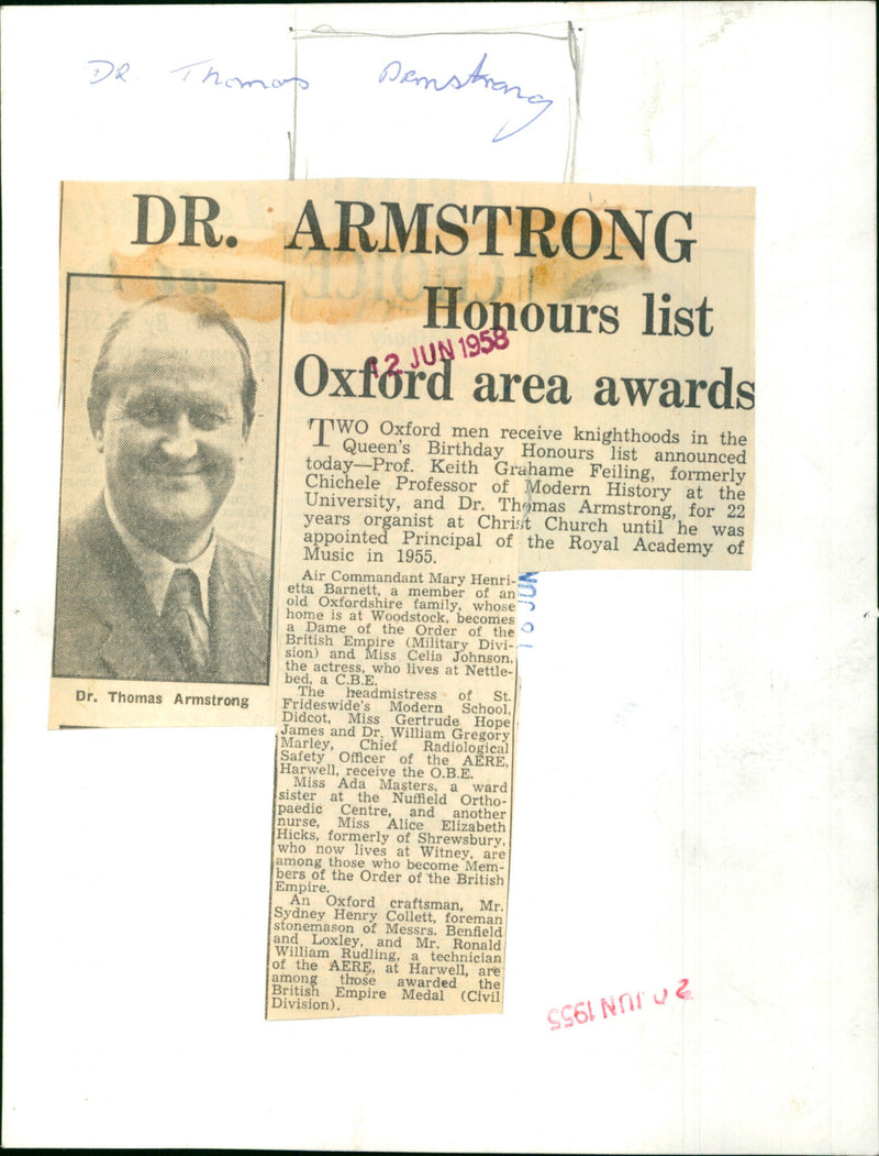 Thomas Armstrong - Vintage Photograph