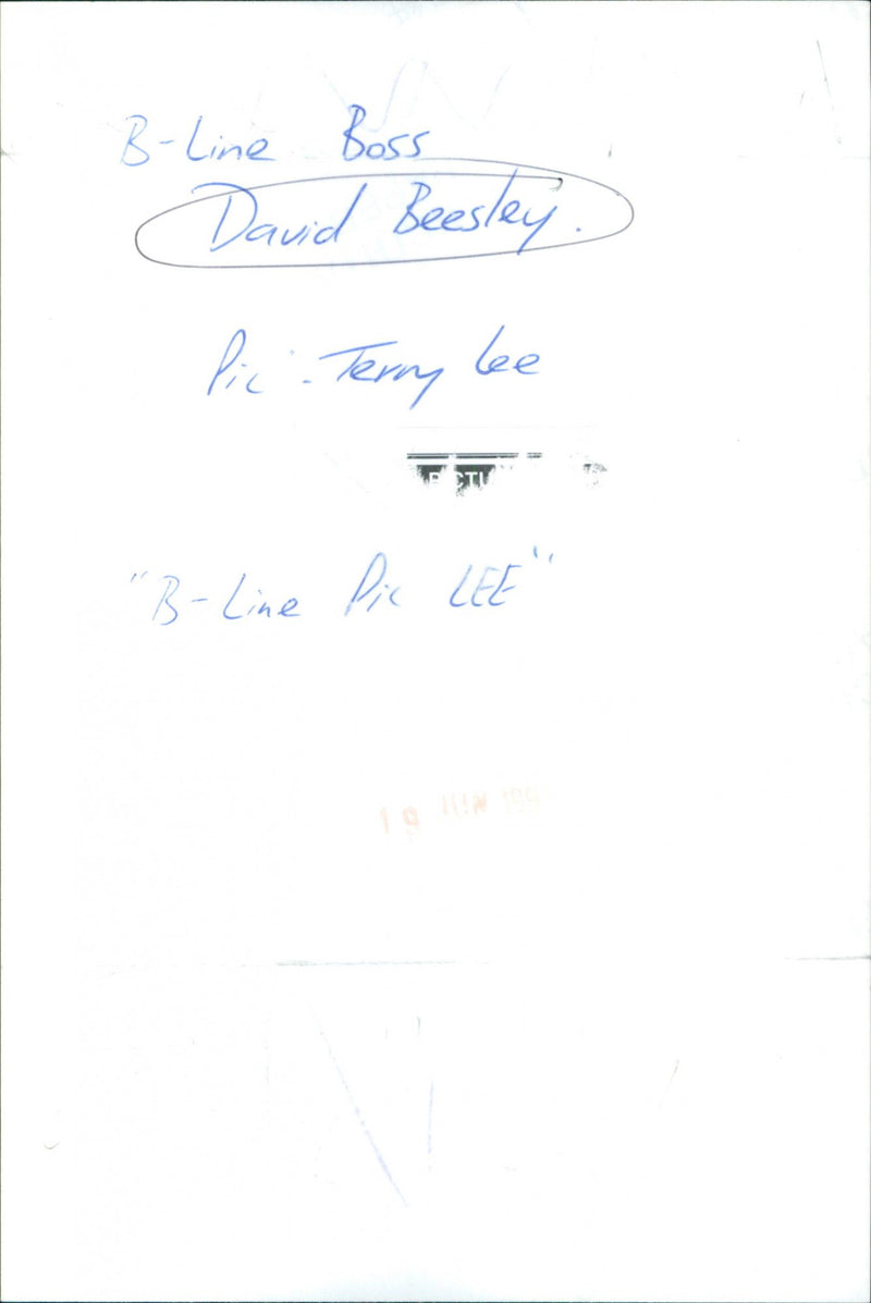 David Beesley - Vintage Photograph