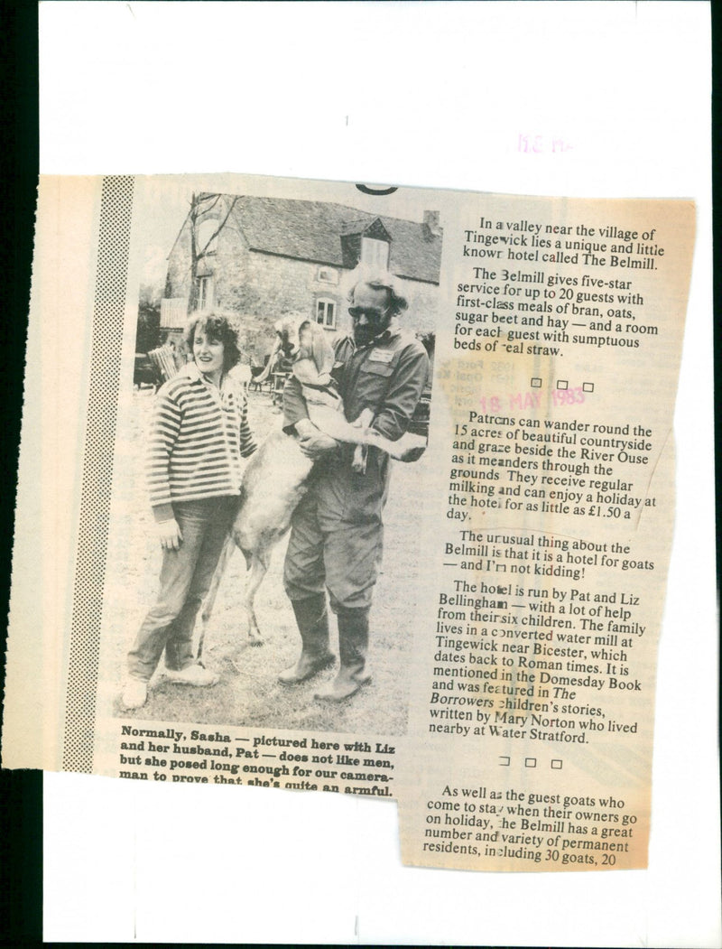 Pat and Liz Bellingham - Vintage Photograph