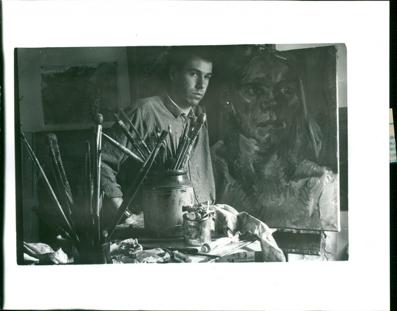 Laurence Anholt - Vintage Photograph