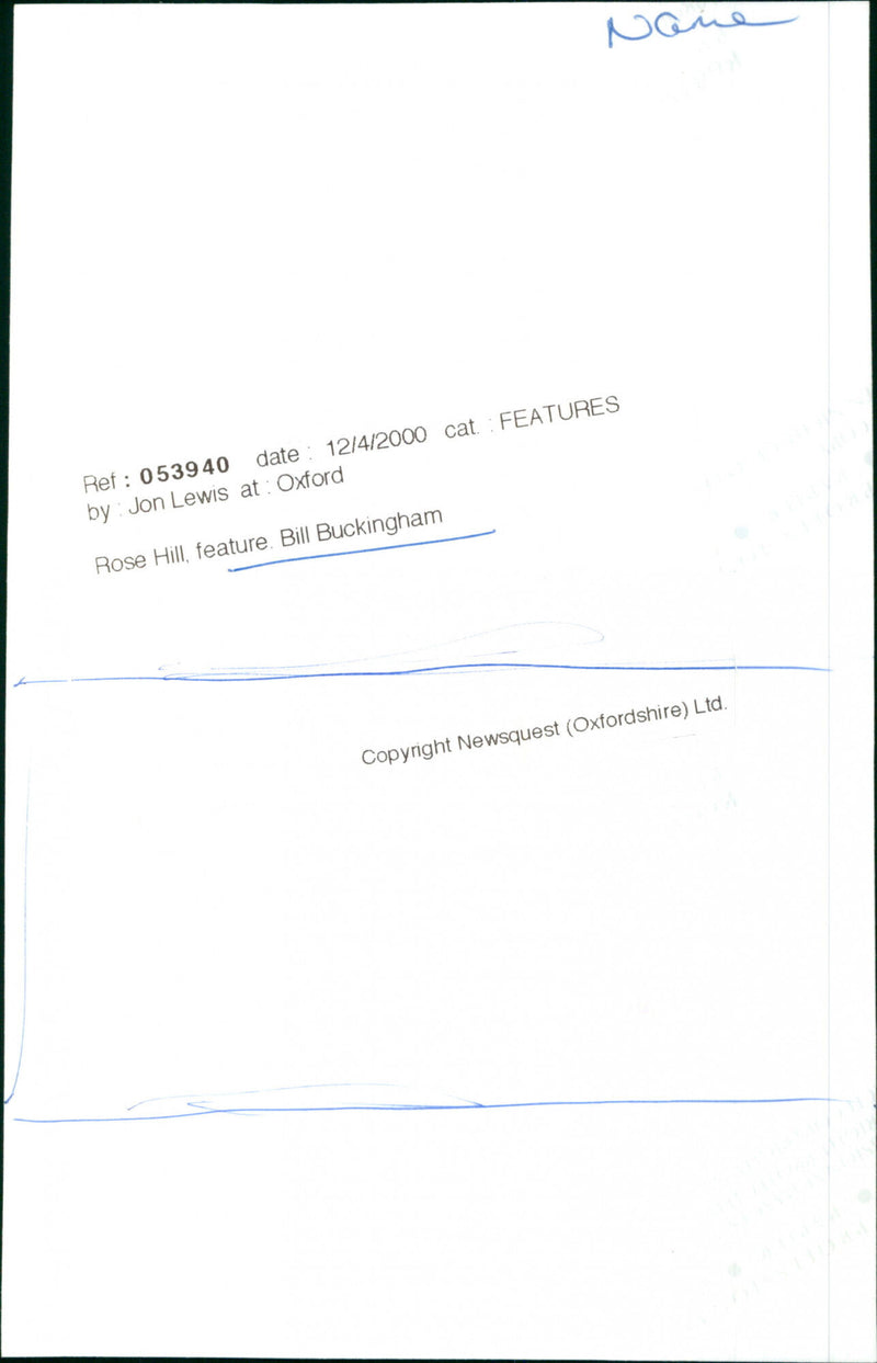 Bill Buckingham - Vintage Photograph