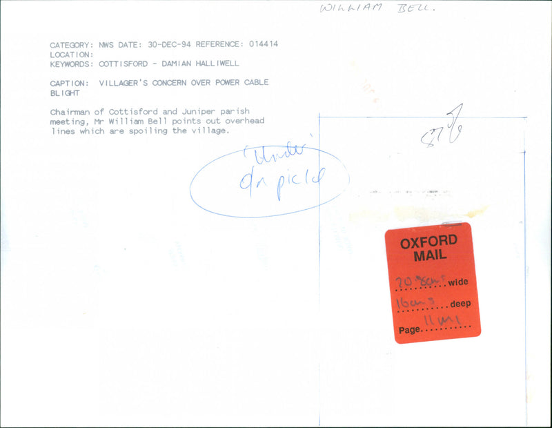 Mr. William Bell - Vintage Photograph