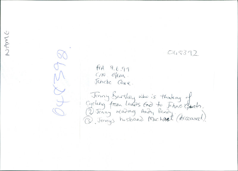 Jenny Barsley - Vintage Photograph