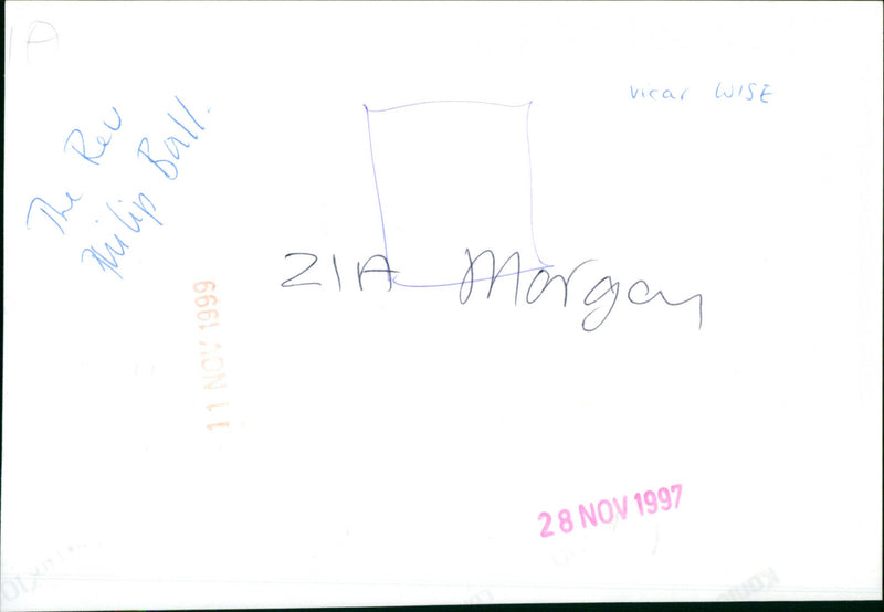 Rev. Philip Ball - Vintage Photograph