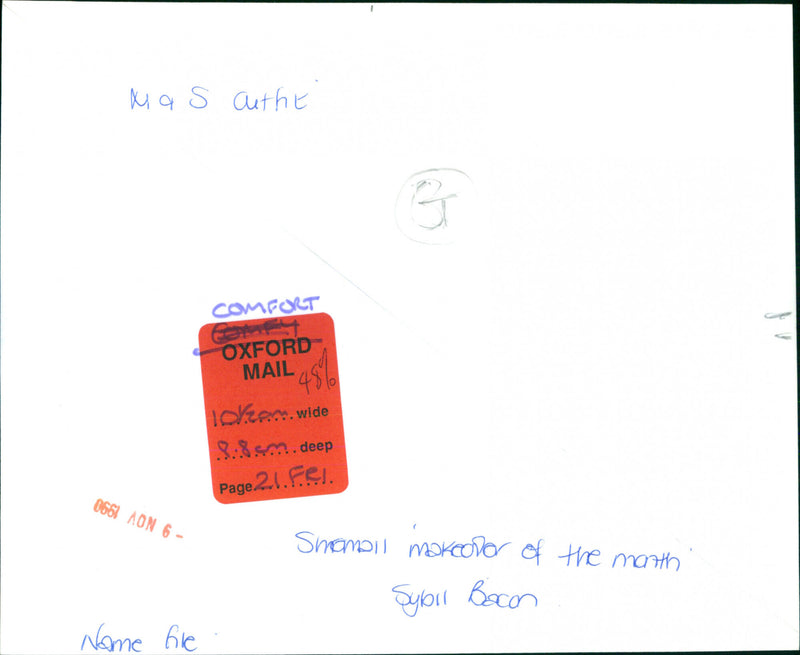 Sybil Bacon - Vintage Photograph