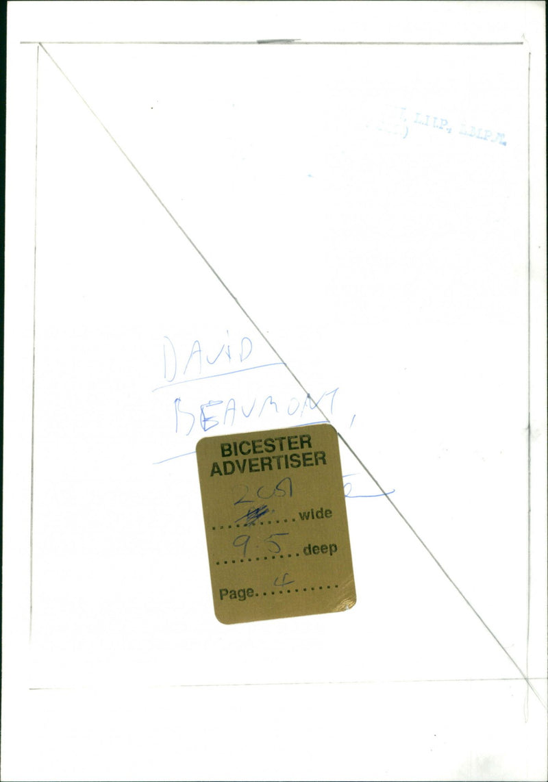 David Beaumont - Vintage Photograph