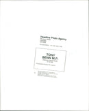 Tony Benn - Vintage Photograph