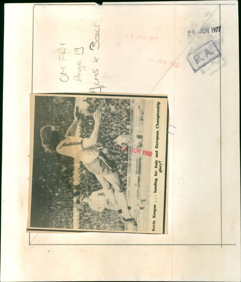 Kevin Keegan - Vintage Photograph