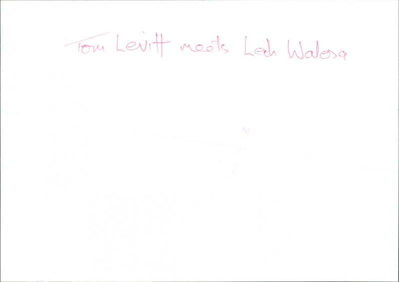 Lech Walesa - Vintage Photograph