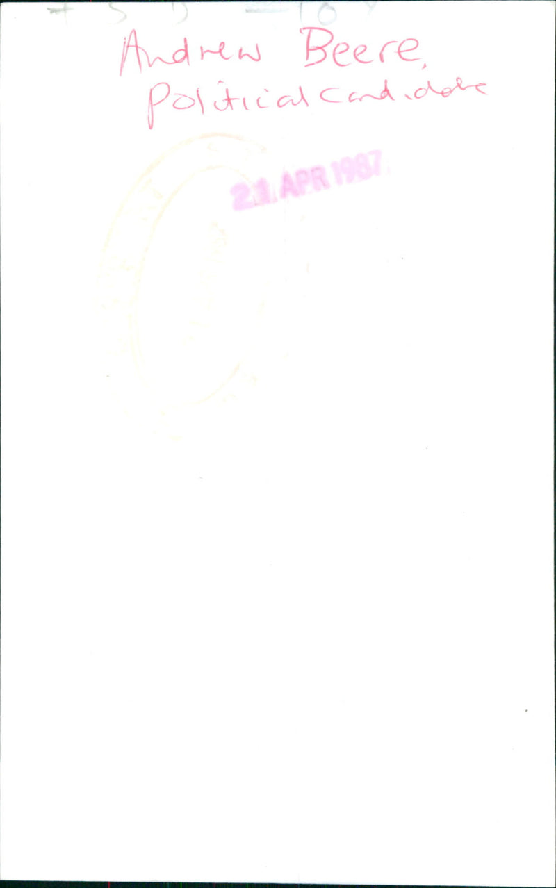 Andrew Beere - Vintage Photograph