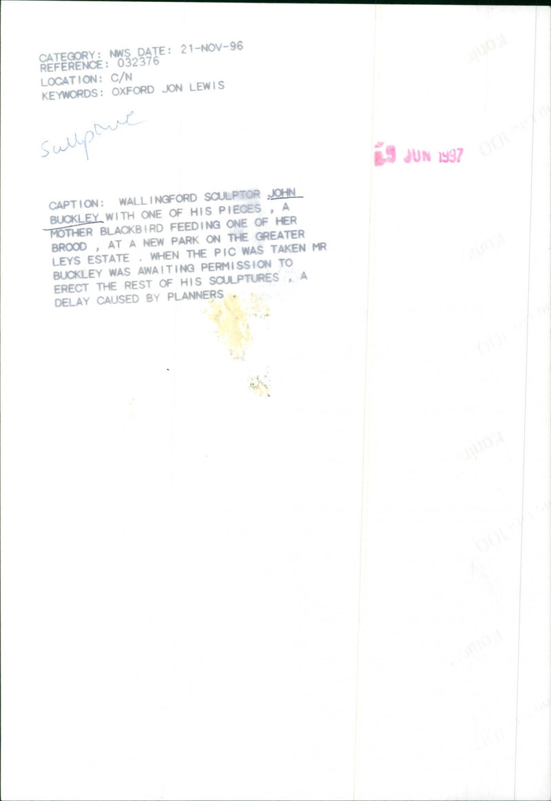 John Buckley - Vintage Photograph