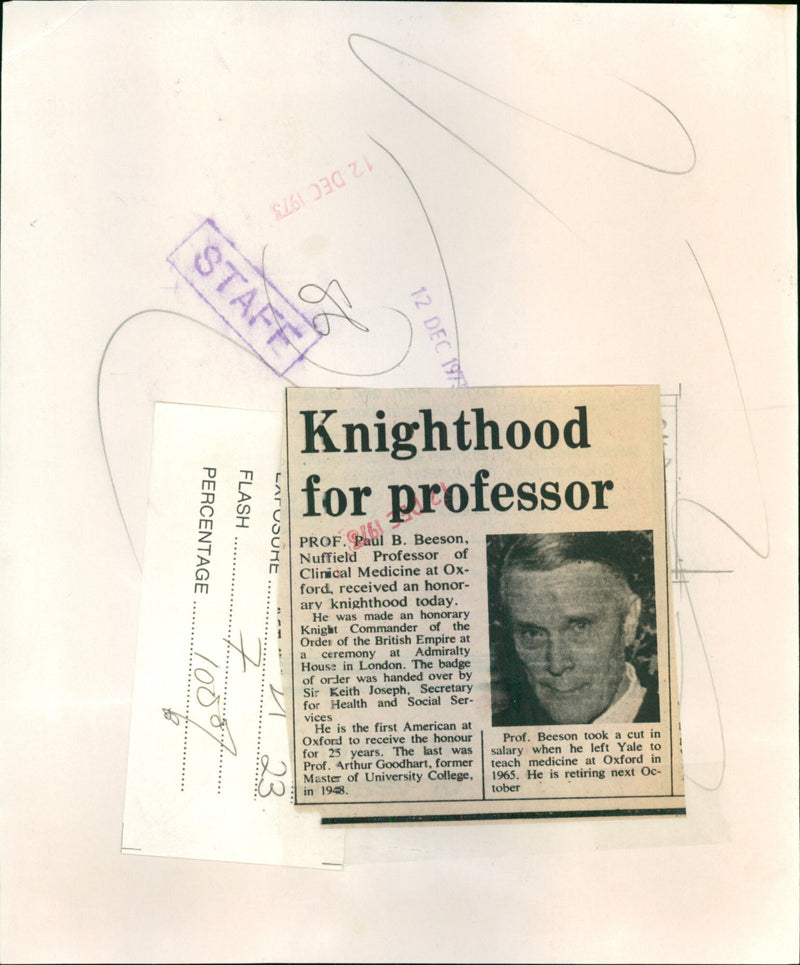 Paul B. Beeson - Vintage Photograph