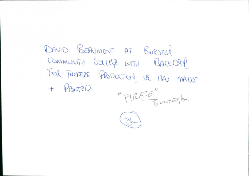 David Beaumont - Vintage Photograph