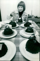 Cake tasting - Vintage Photograph