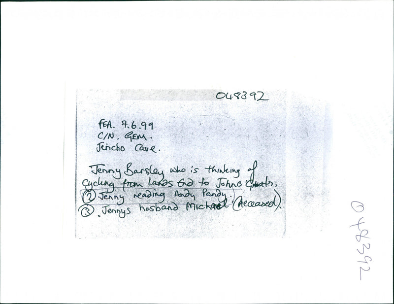 Jenny Barsley - Vintage Photograph