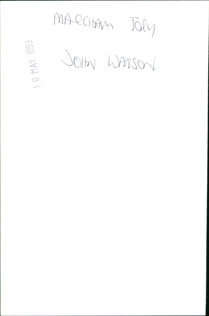 John Watson - Vintage Photograph