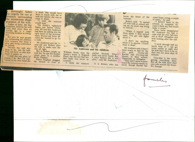 Ray Anderson - Vintage Photograph