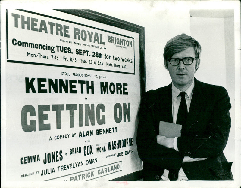 Alan Bennett - Vintage Photograph