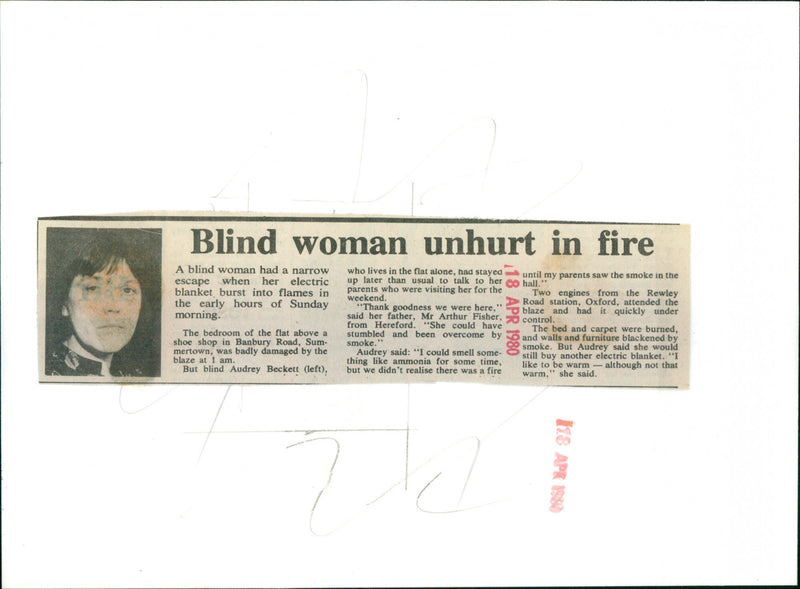 Audrey Beckett - Vintage Photograph