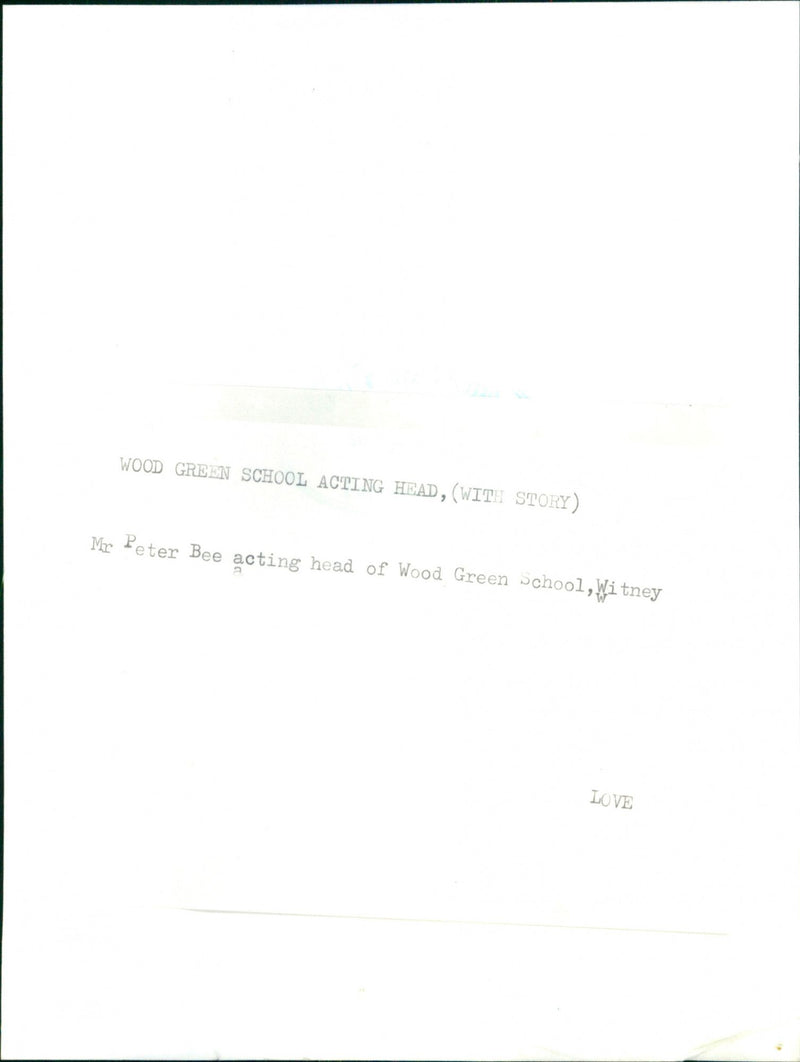 Peter Bee - Vintage Photograph