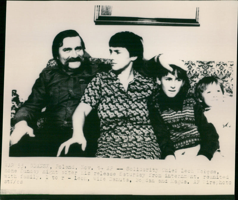 Lech Walesa - Vintage Photograph