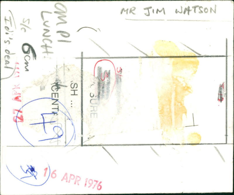 Jim Watson - Vintage Photograph