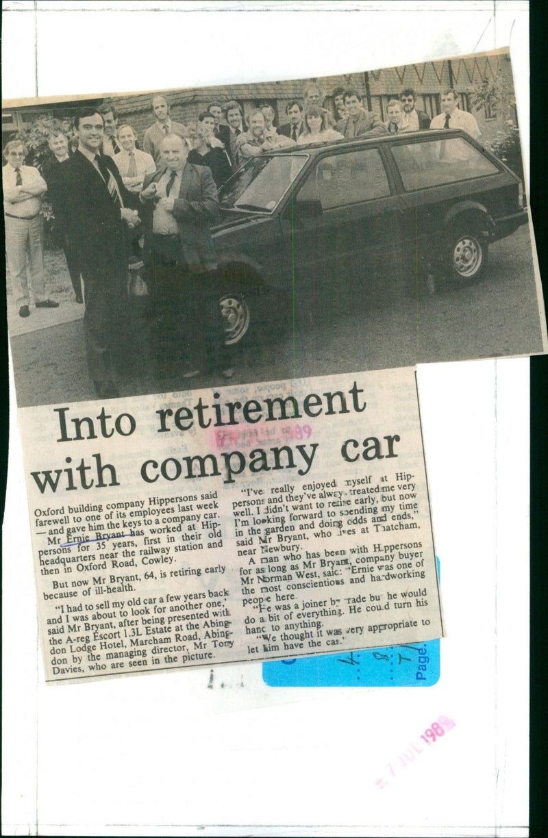 Ernie Bryant - Vintage Photograph