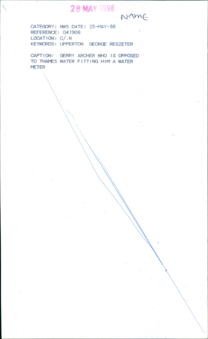 Gerry Archer - Vintage Photograph