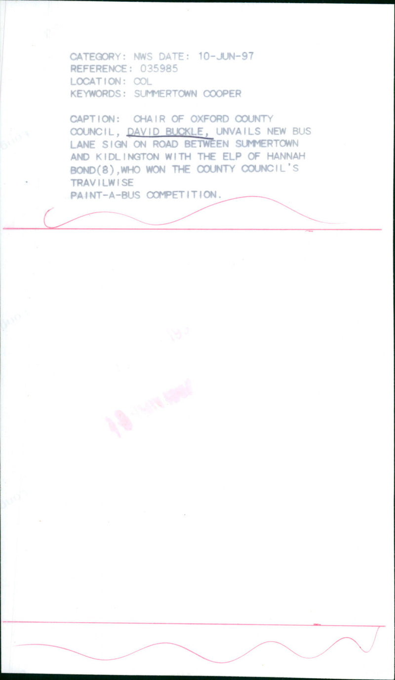 David Buckle - Vintage Photograph